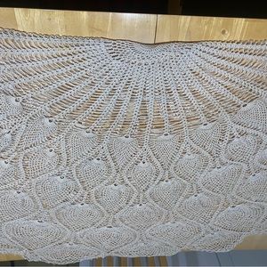 Vintage Crochet Tablecloth